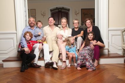 The whole gang with Dr. Solomon's husband’s two biological kids and their mothers.