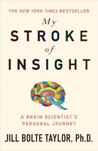 In her book Dr Taylor tells of her experience of having a stroke in her left hemisphere, and how that gave her insight into brain functioning, particularly as it relates to the different functions of the two brain hemispheres. It is Taylor's first book.